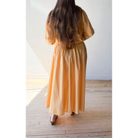 Apiece Apart Hanne Tie Maxi Skirt in Sun Butter