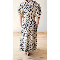 Apiece Apart Anni Scoop Maxi Dress in Yayoi Black & White