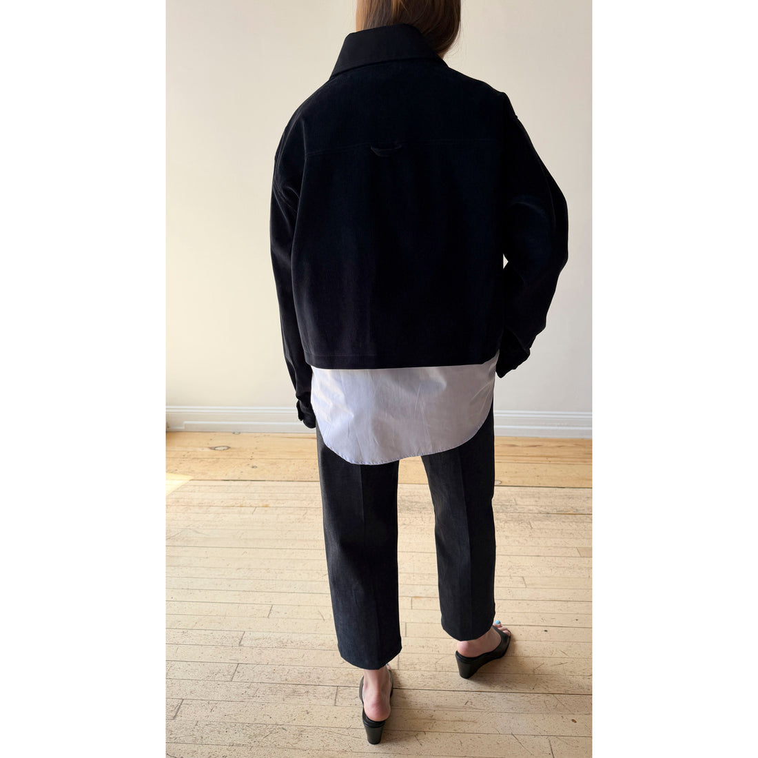 Maria McManus Slim Tunic Shirt in Sky Blue