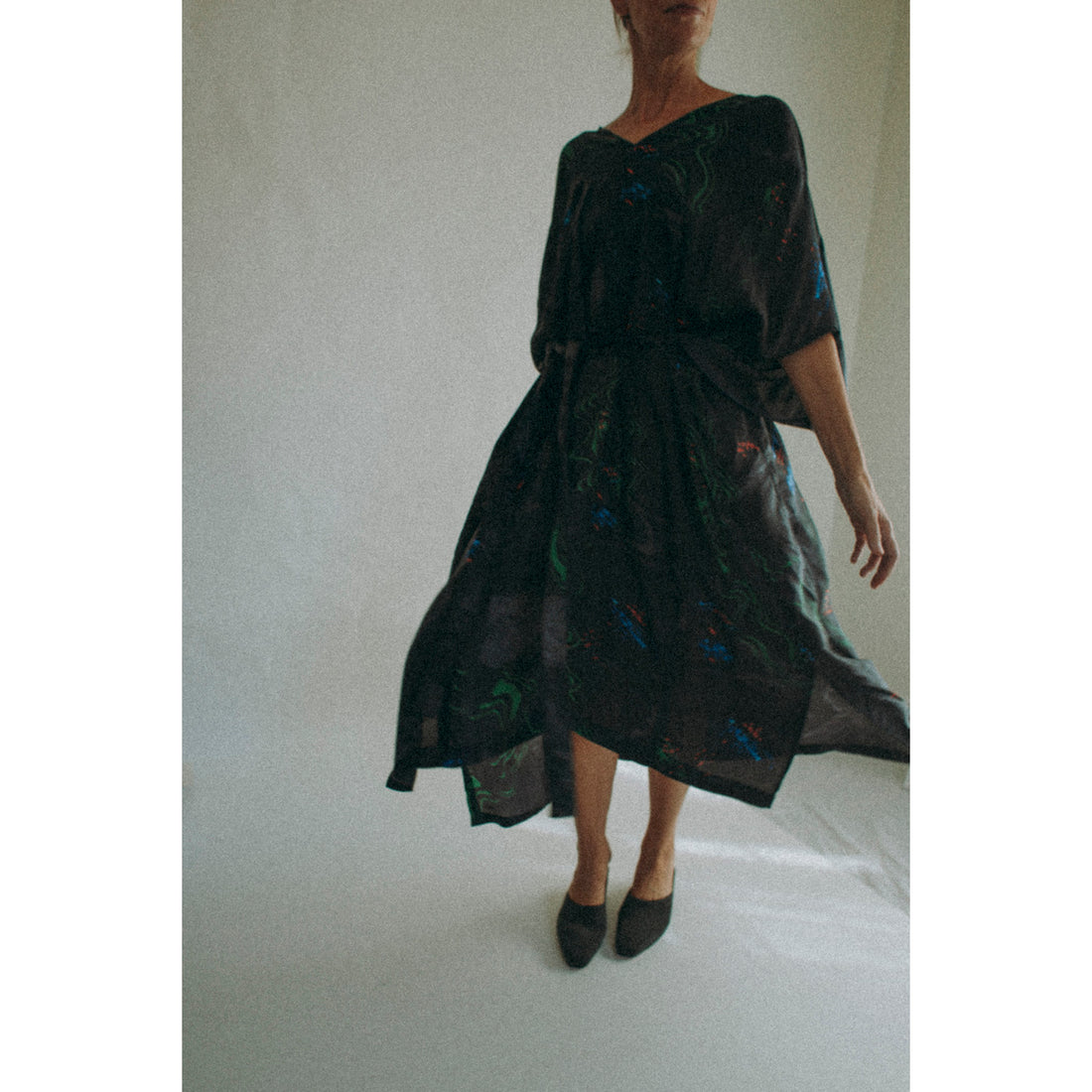 Henrik Vibskov Uncut Kaftan in Dark Fireworks