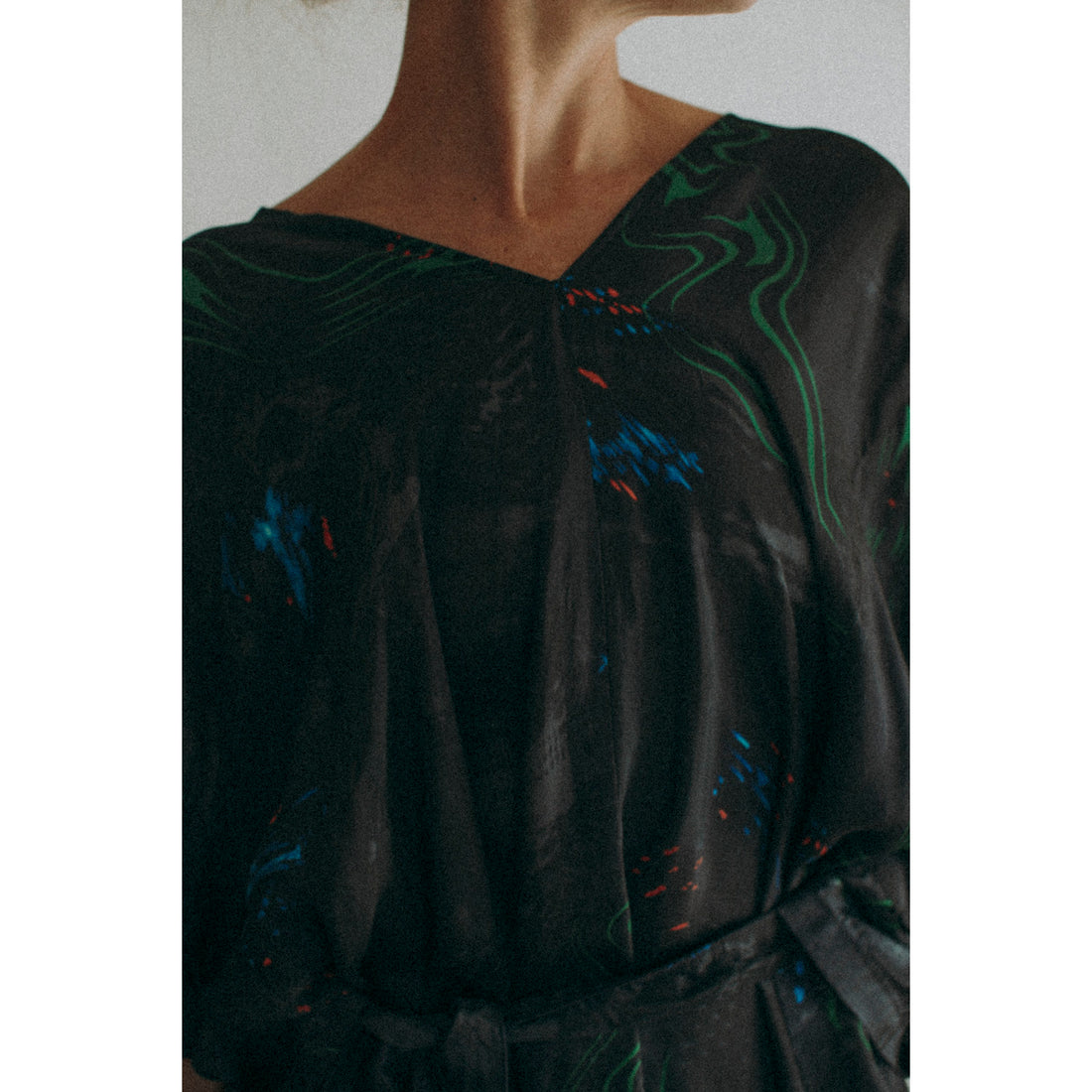 Henrik Vibskov Uncut Kaftan in Dark Fireworks
