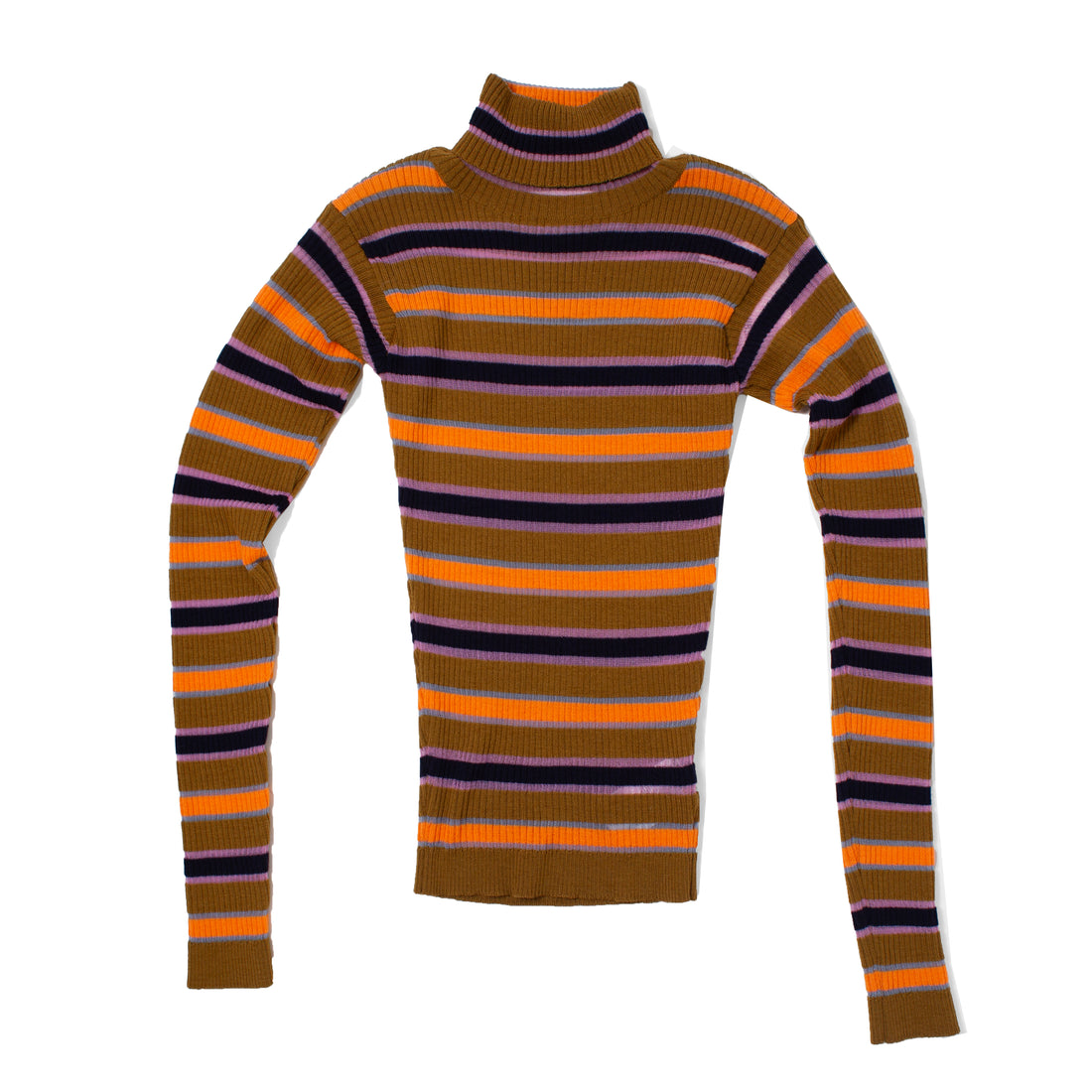 Henrik Vibskov Line Turtleneck in Tapenade Stripes