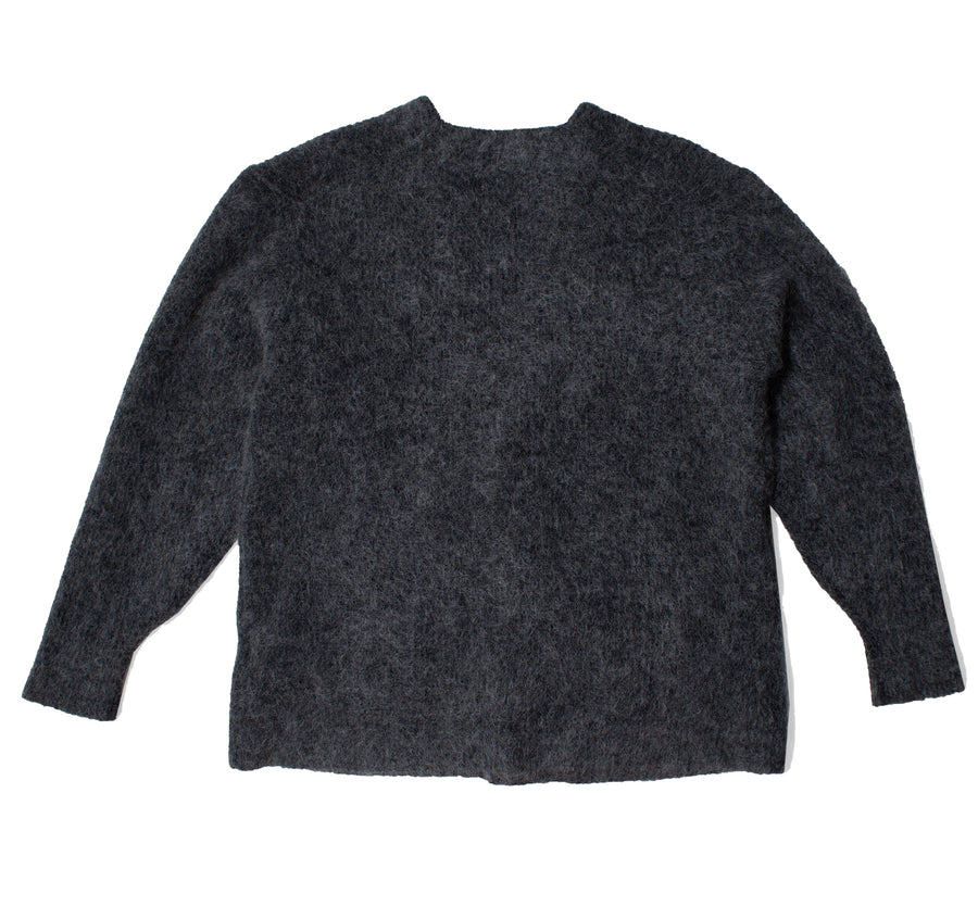Sayaka Davis Mohair Cardigan in Charcoal