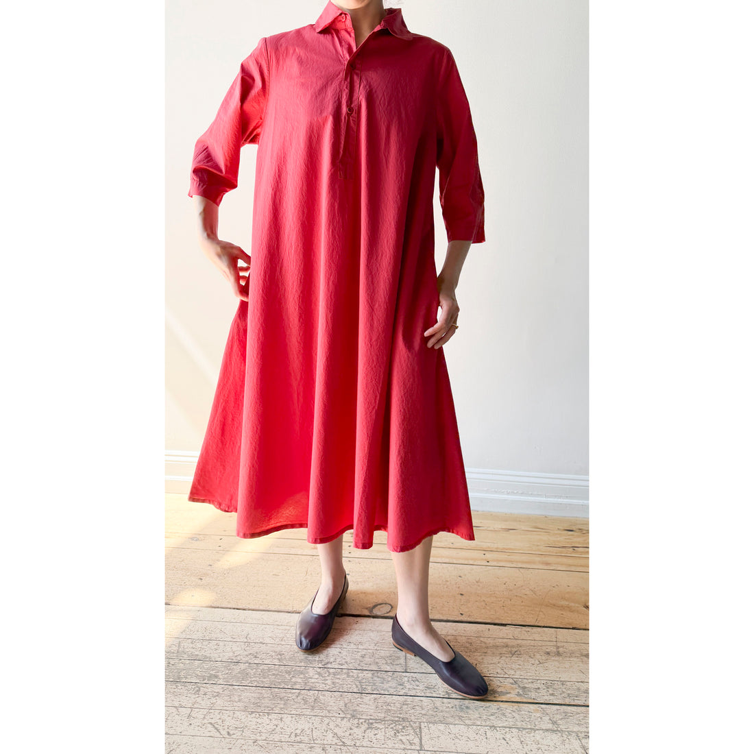 Labo.Art Curl Dress in Magenta
