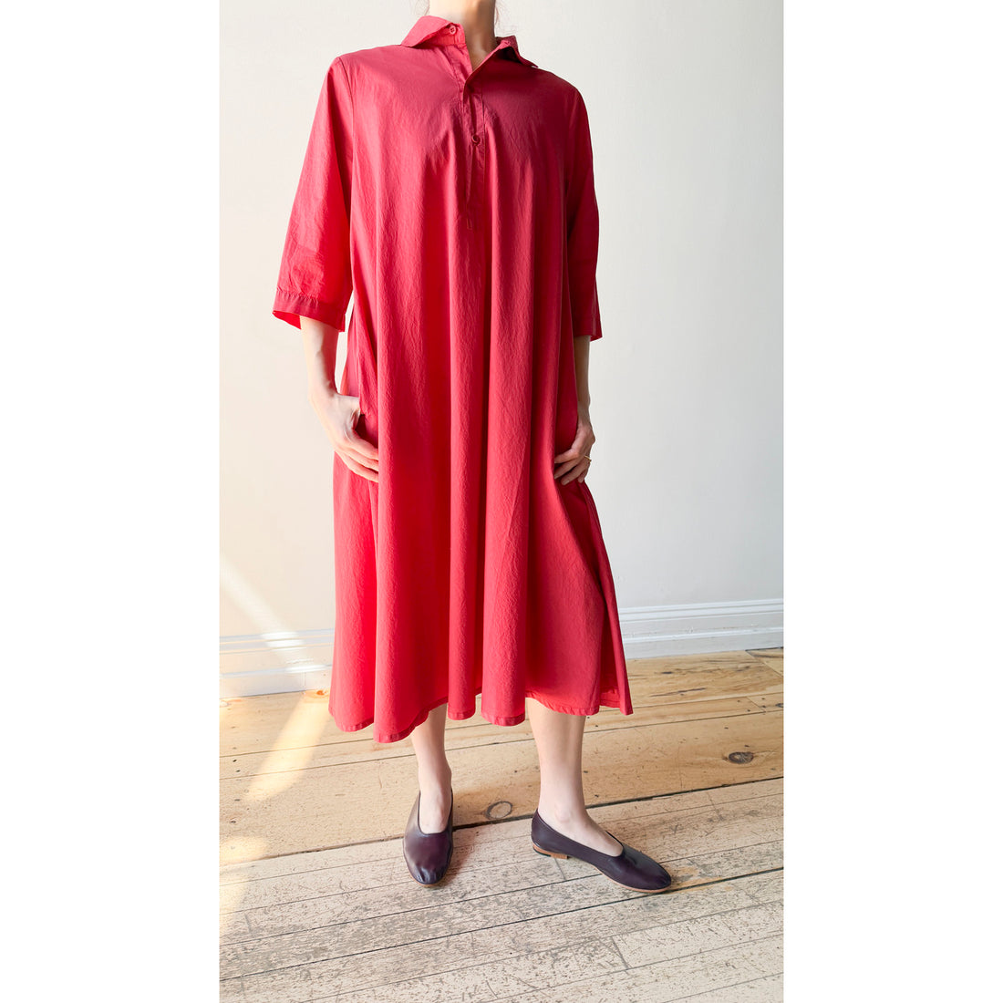 Labo.Art Curl Dress in Magenta