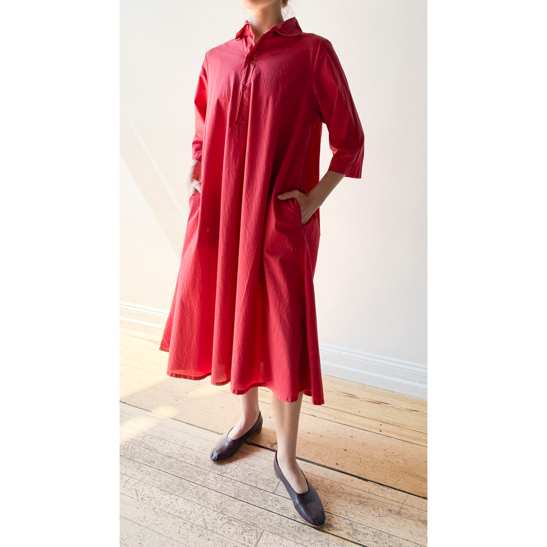 Labo.Art Curl Dress in Magenta