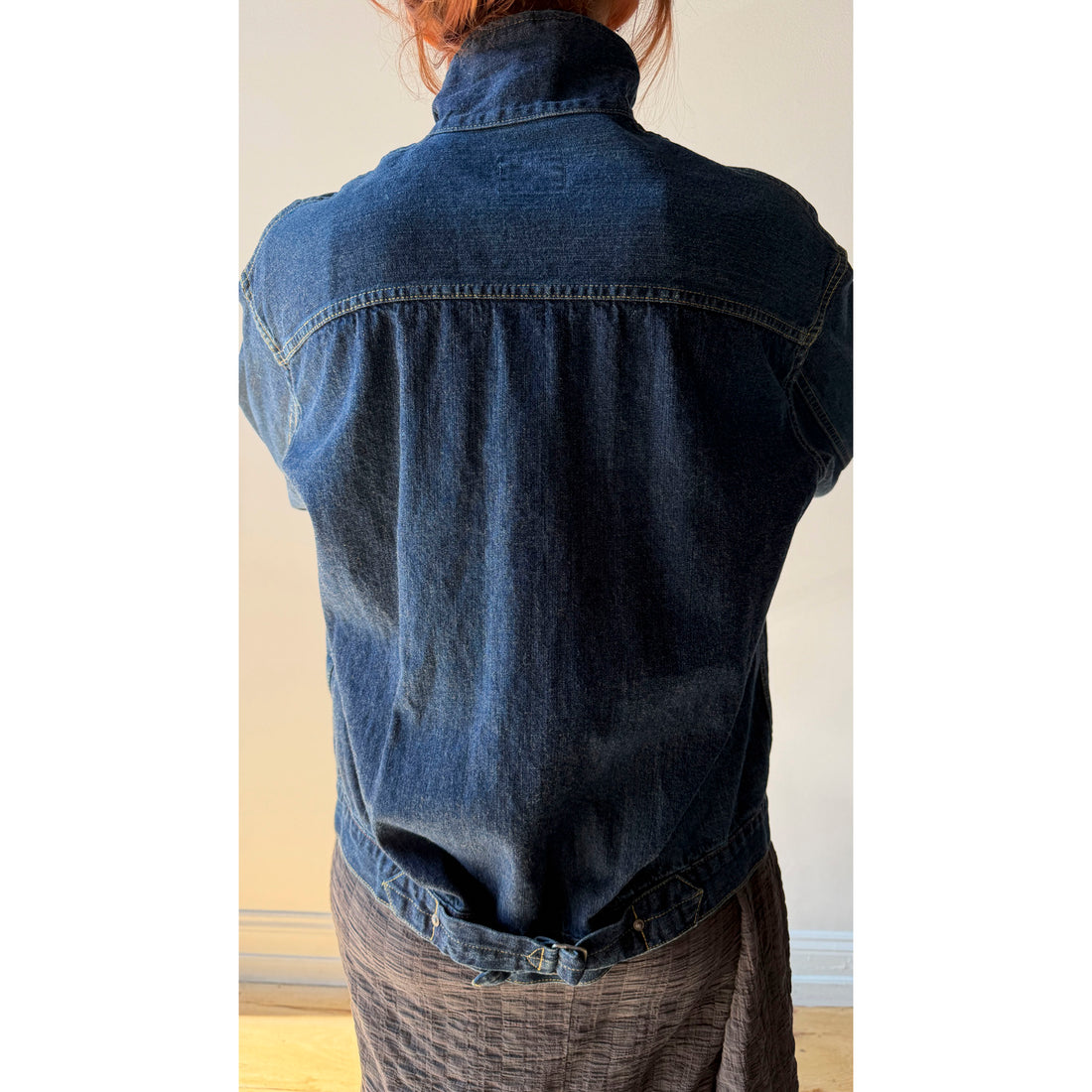 Chimala Unisex Amoskeag Selvedge Denim Short Jacket in Dark Wash