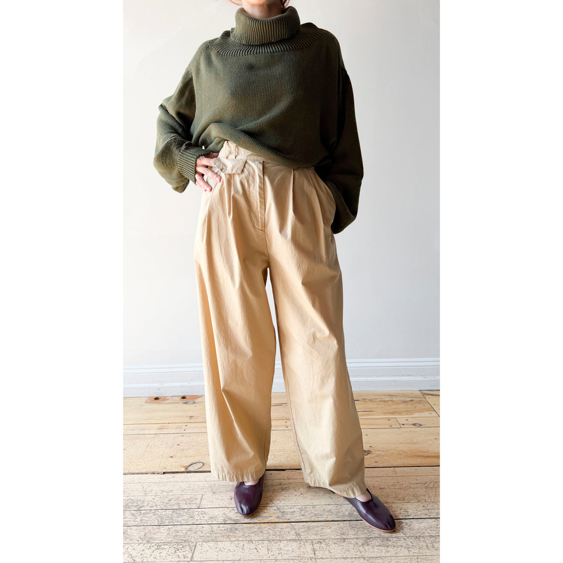 Shaina Mote Summer Chino in Beige