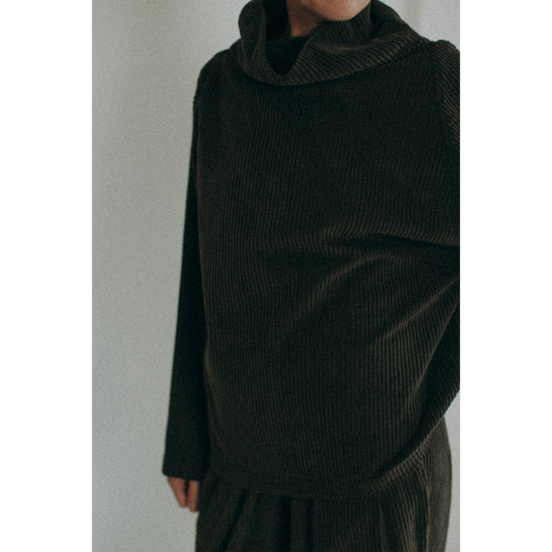 Black Crane Tube Top in Forest