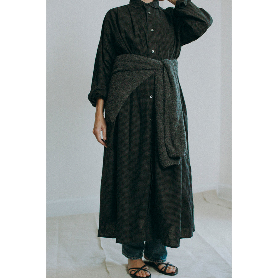 Ichi Antiquités Gingham Sumi Dress in Gingham Check