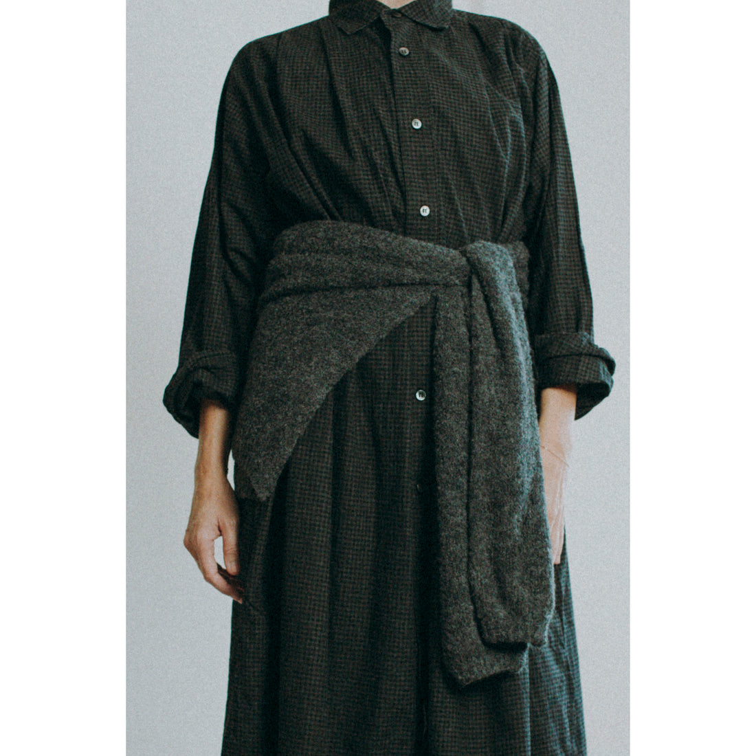 Ichi Antiquités Gingham Sumi Dress in Gingham Check