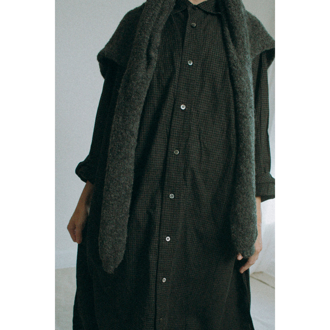 Ichi Antiquités Gingham Sumi Dress in Gingham Check