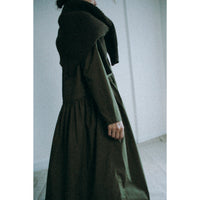 Ichi Antiquités Typewriter Dress in Khaki