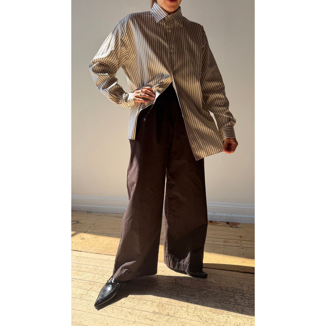 Fabiana Pigna Gripp Pants in Ganache