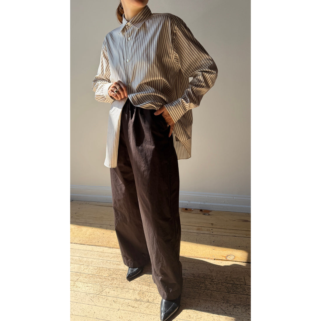 Fabiana Pigna Gripp Pants in Ganache