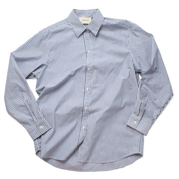 Shaina Mote Classic Button Down in Blue Stripes