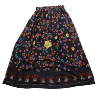 Anntian Wool Jersey Skirt in Print 3B-Boiled Wool