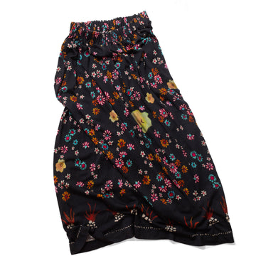 Anntian Wool Jersey Skirt in Print 3B-Boiled Wool