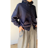 Nicholson & Nicholson Luke Zip-Up Hoodie in Navy