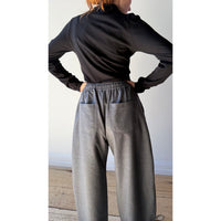 Apiece Apart Everyday Pull-On Pant in Grey Melange