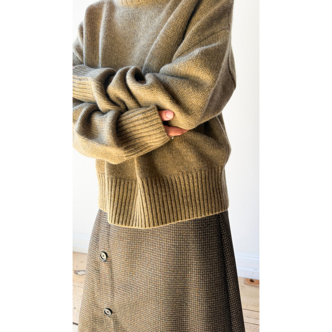 Extreme Cashmere Crop Xtra in Hunter