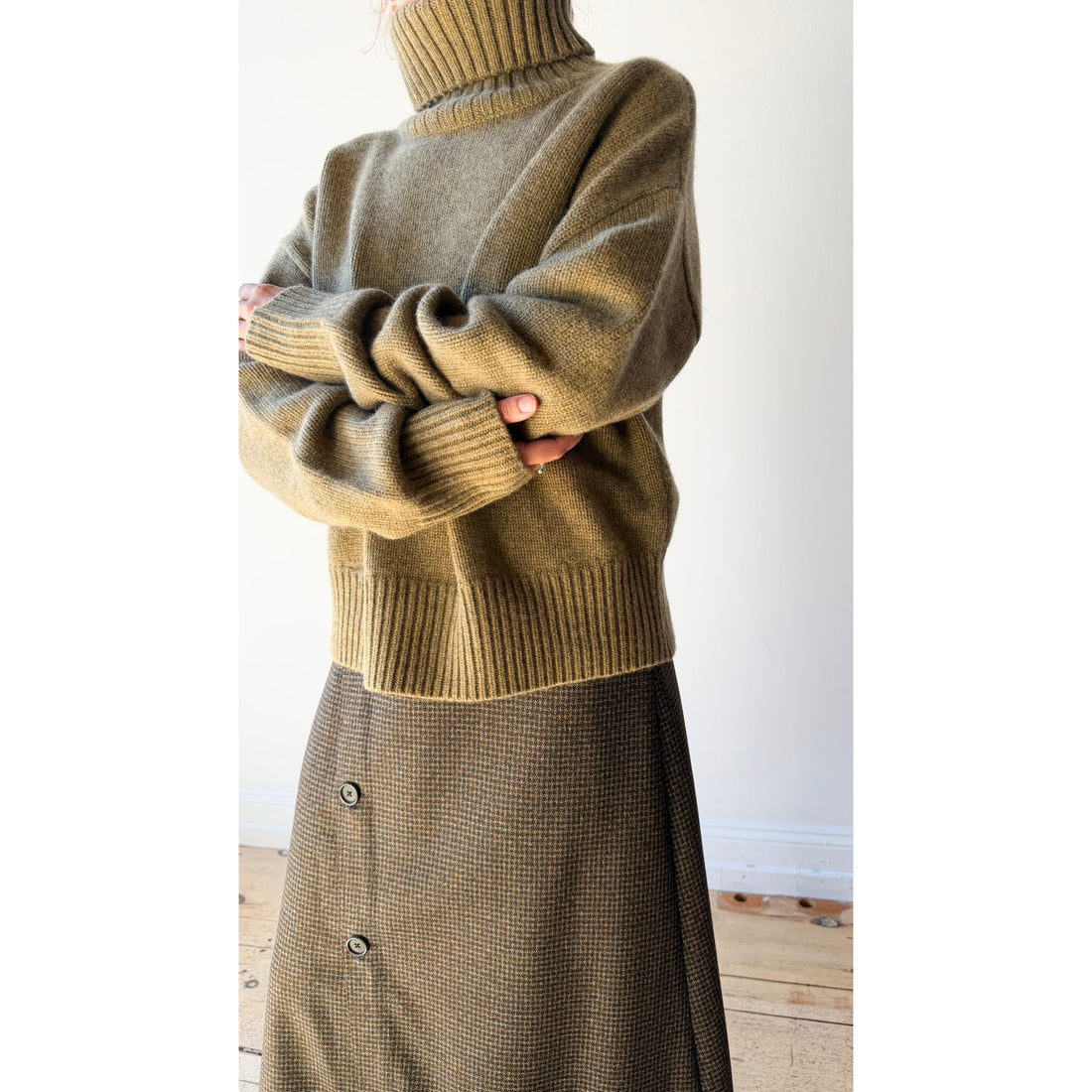 Extreme Cashmere Crop Xtra in Hunter