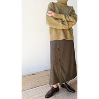 Rachel Comey Montrose Skirt in Heather Brown