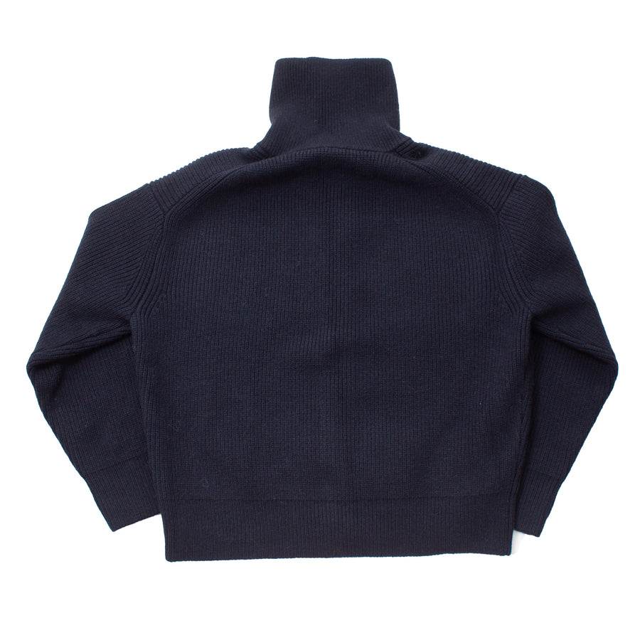 Studio Nicholson Sandos Sweater in Darkest Navy