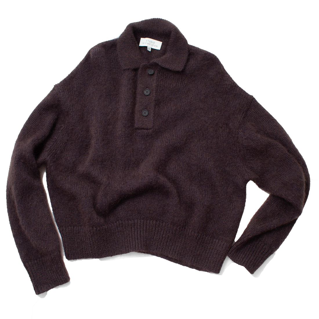 Studio Nicholson Dune Shirt in Espresso