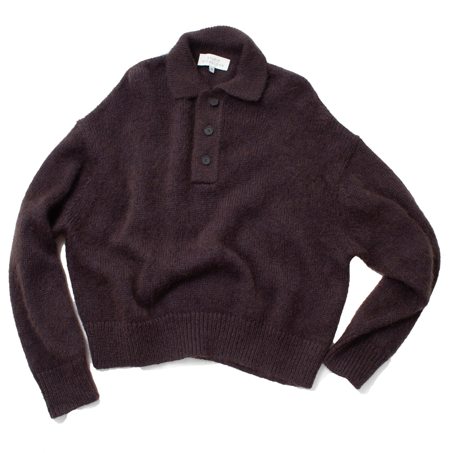 Studio Nicholson Dune Shirt in Espresso