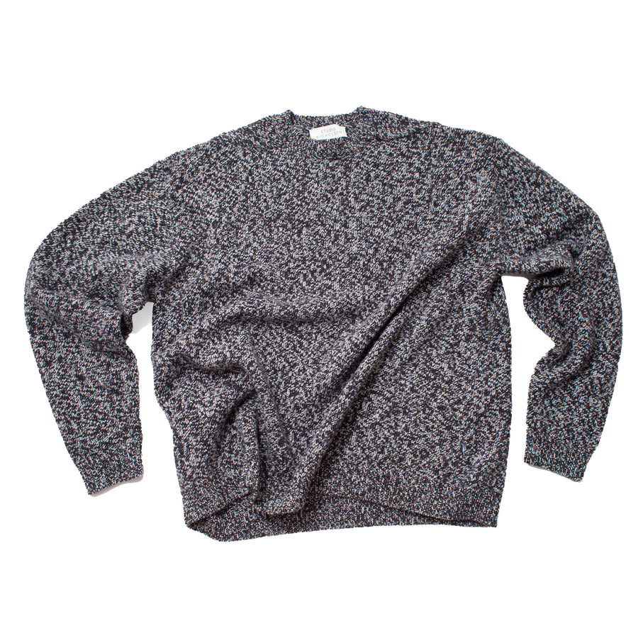 Studio Nicholson Hemyl Sweater in Navy Mouline