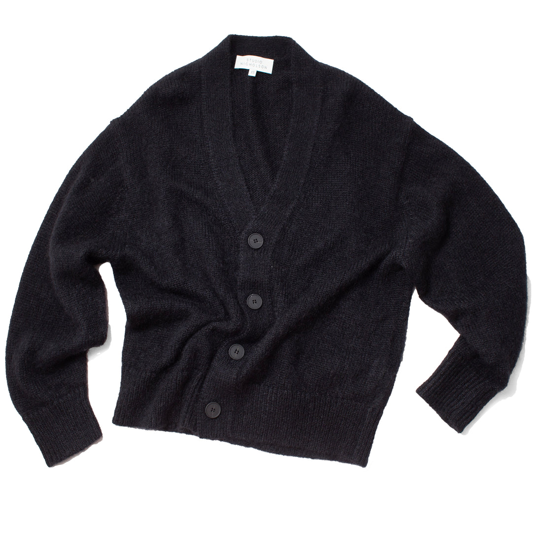 Studio Nicholson Trey Cardigan in Black