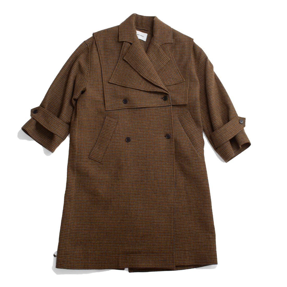 Henrik Vibskov Hands Down Coat in Pied De Poule