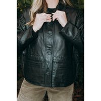Proche Leather Olivia Jacket in Black