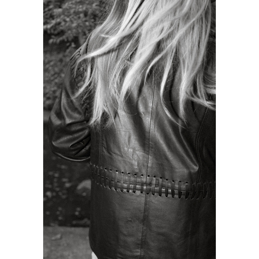 Proche Leather Olivia Jacket in Black