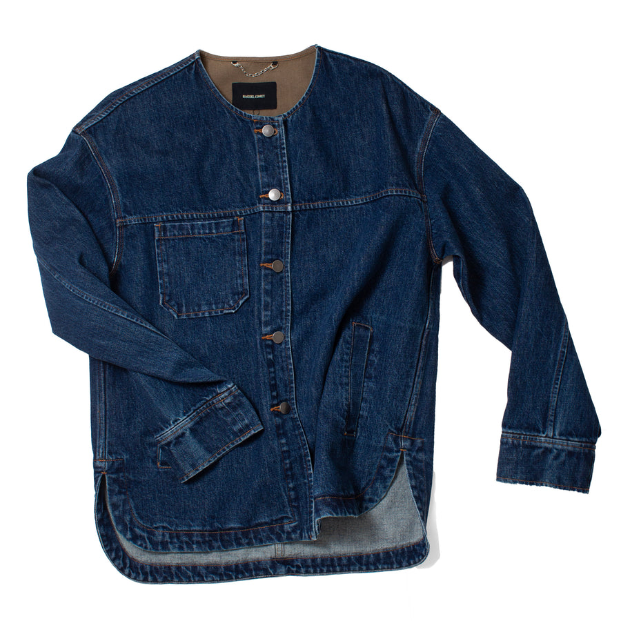 Rachel Comey Delaney Jacket in Muddy Indigo