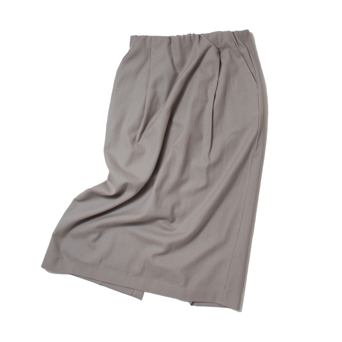 Evam Eva Wool Skirt in Grege