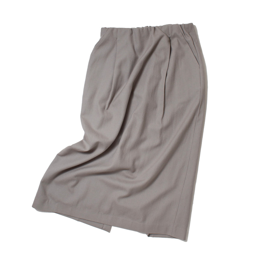 Evam Eva Wool Skirt in Grege