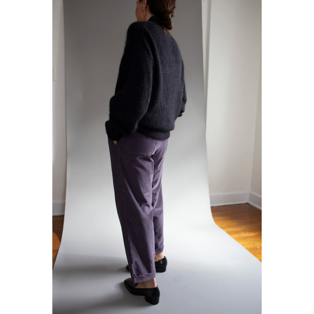 Studio Nicholson Trey Cardigan in Black