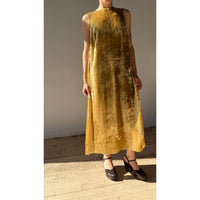 6397 Selvedge Shift Dress in Gold