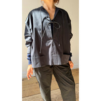 Eleph Anne Top in Navy