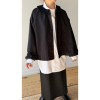 Eleph Ange Coat Short in Black