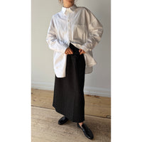 Eleph Simple Skirt in Black Dot