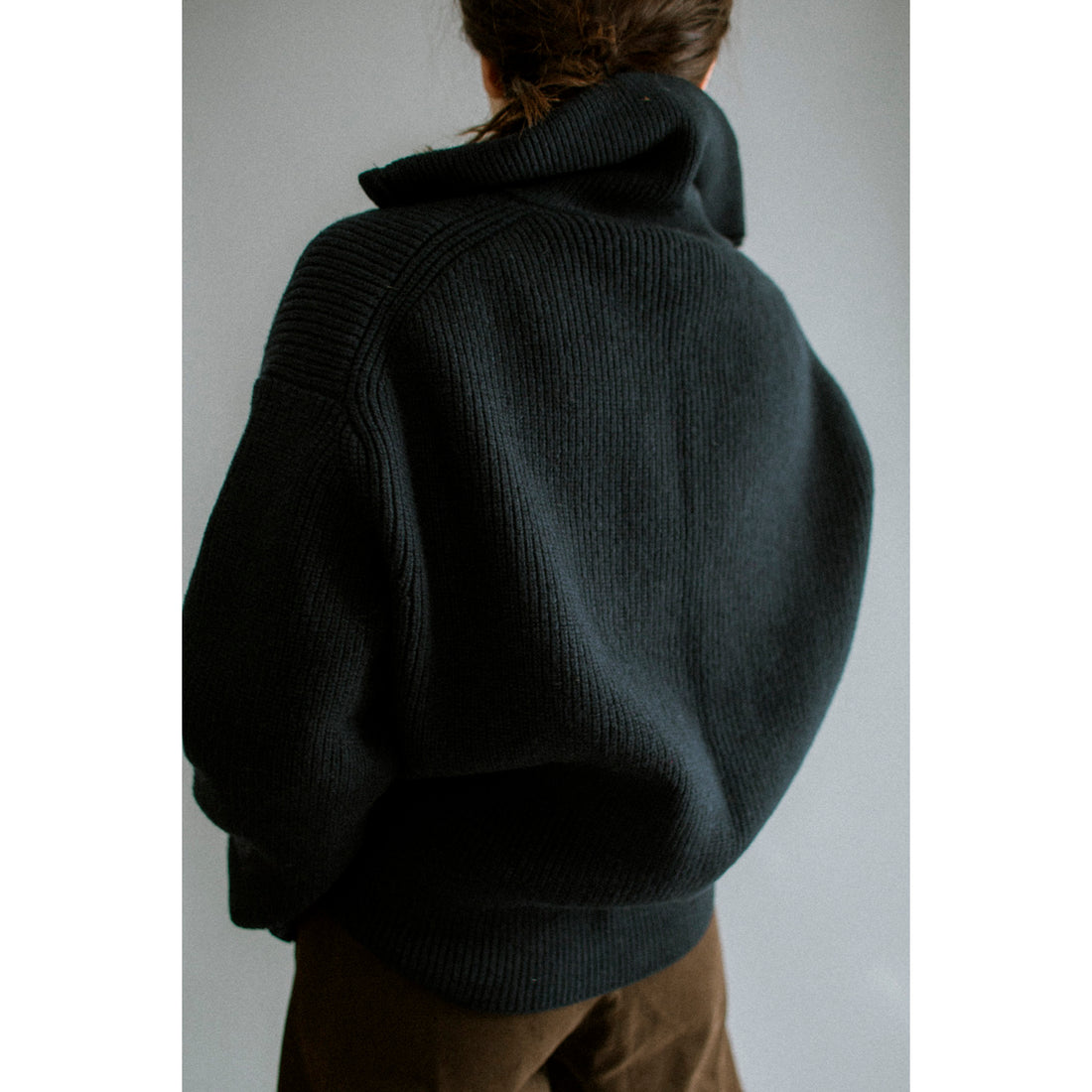 Studio Nicholson Sandos Sweater in Darkest Navy