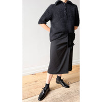 Jamie Haller Draper Oxford in High Black