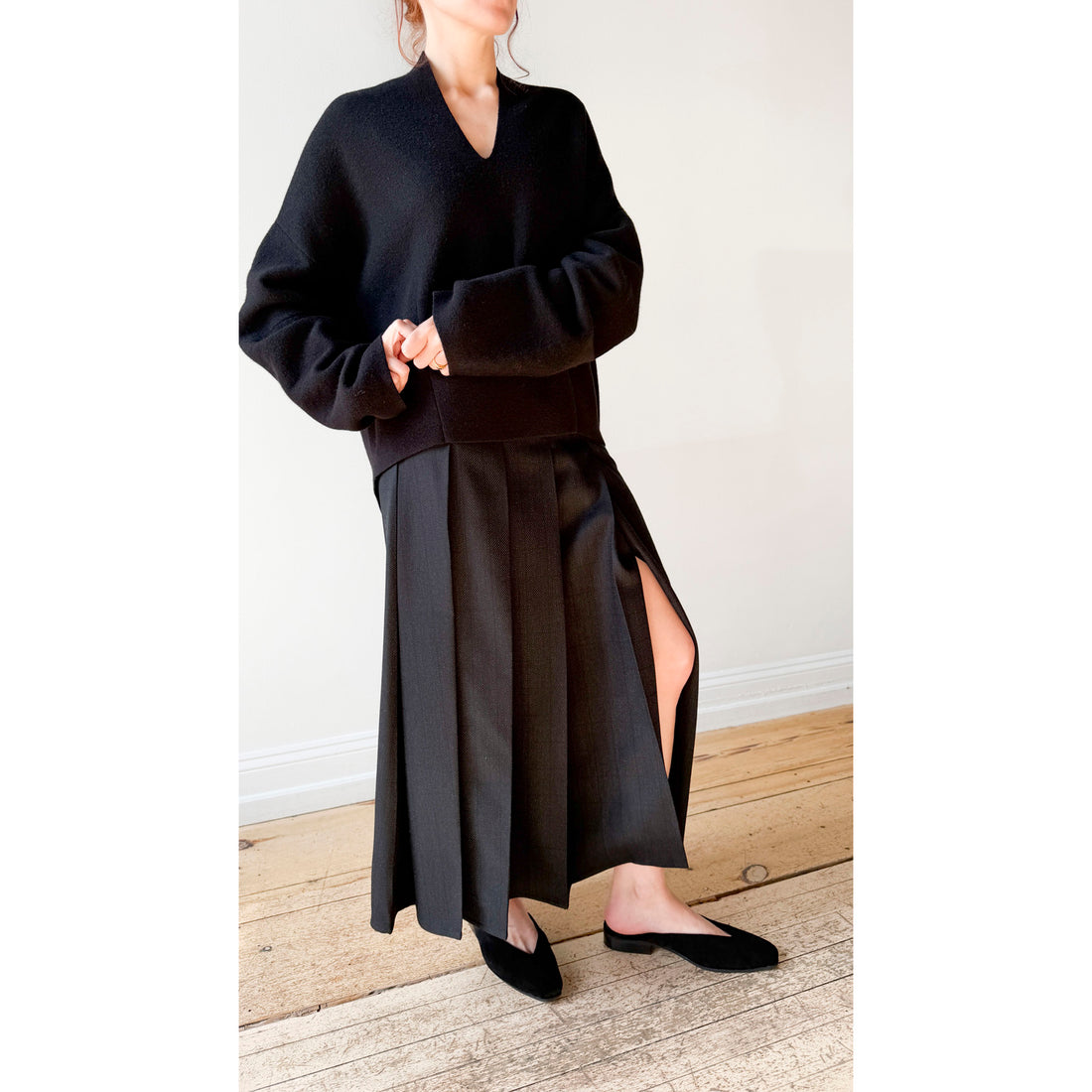 Studio Nicholson Fuse Skirt in Flint