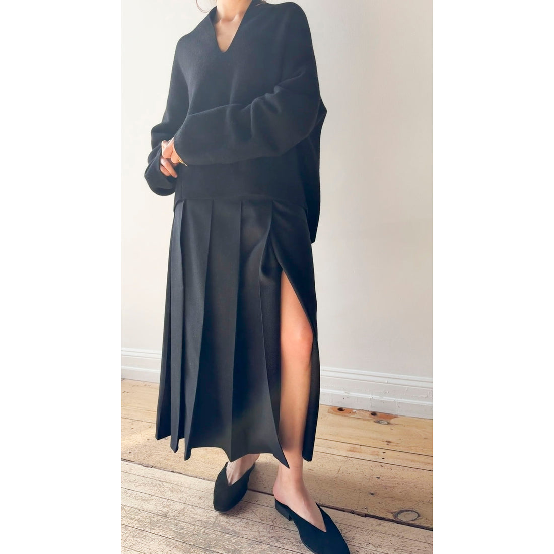 Studio Nicholson Fuse Skirt in Flint