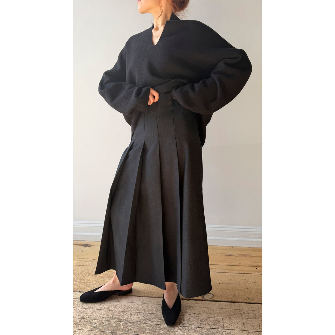 Studio Nicholson Fuse Skirt in Flint