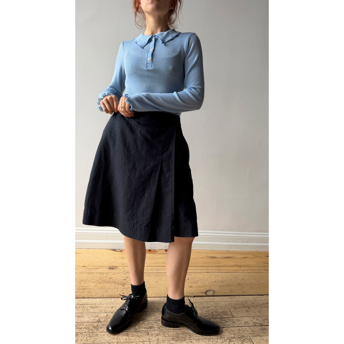 MHL Sport Skirt in Navy Twill