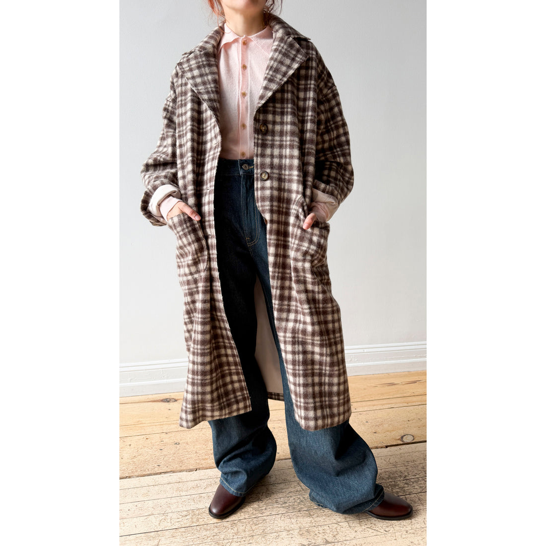 Proche Donnie Coat in Plaid